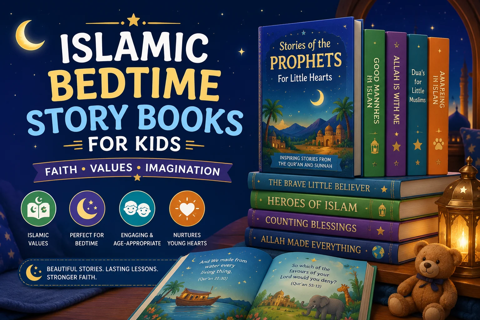 Islamic Bedtime Story Books for Kids